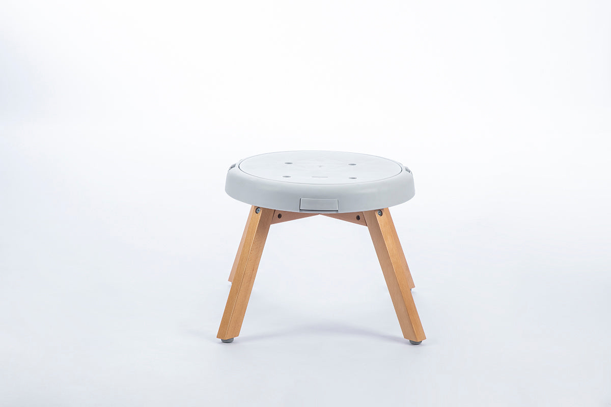 Jikel - Bibz 360 Rotating Wooden Highchair - Charcoal